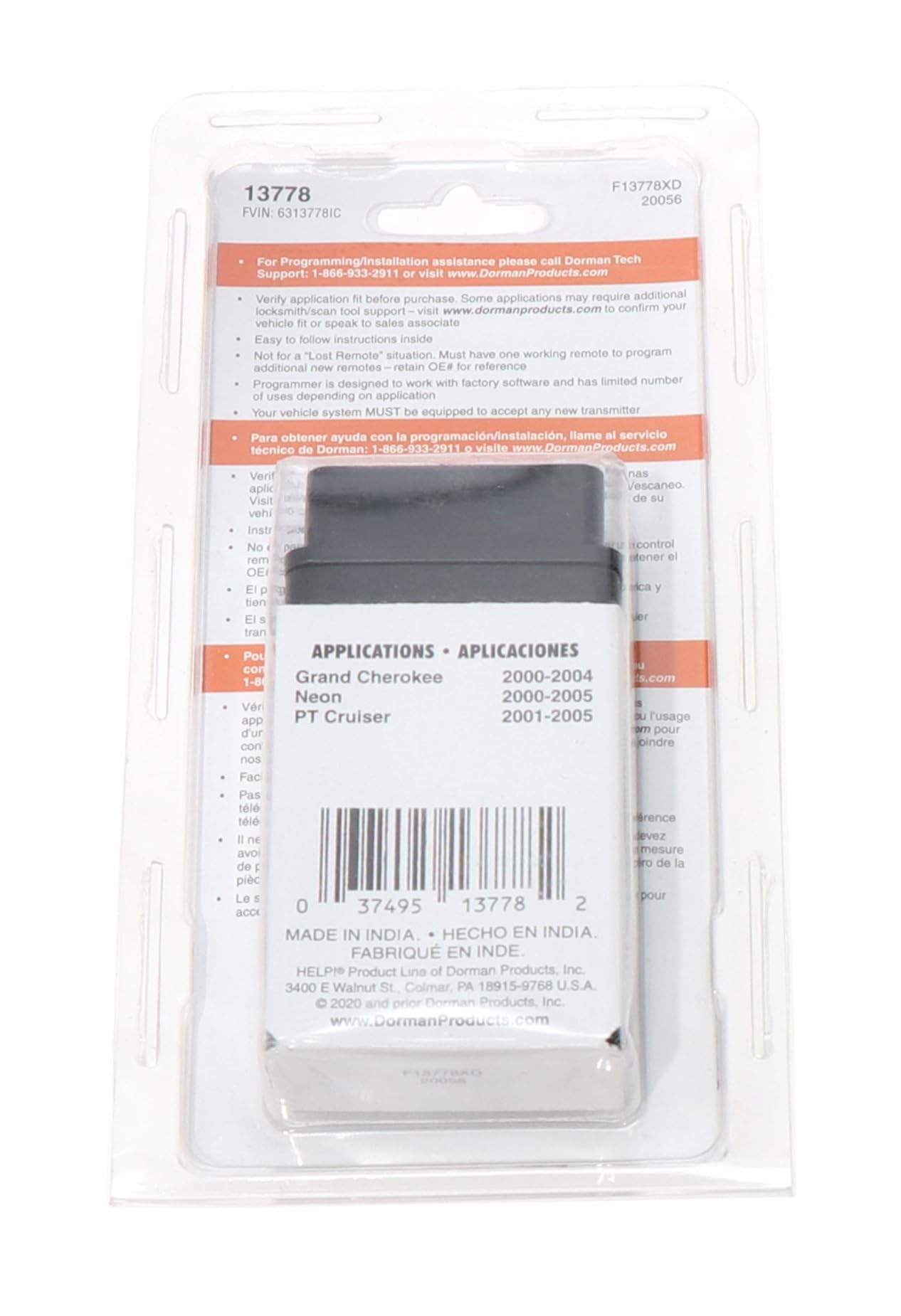 Dorman 13778 Patented Keyless Entry Remote 3 Button Compatible with Select Models (OE FIX) - Image 6